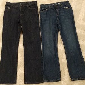 2 pair boys jeans